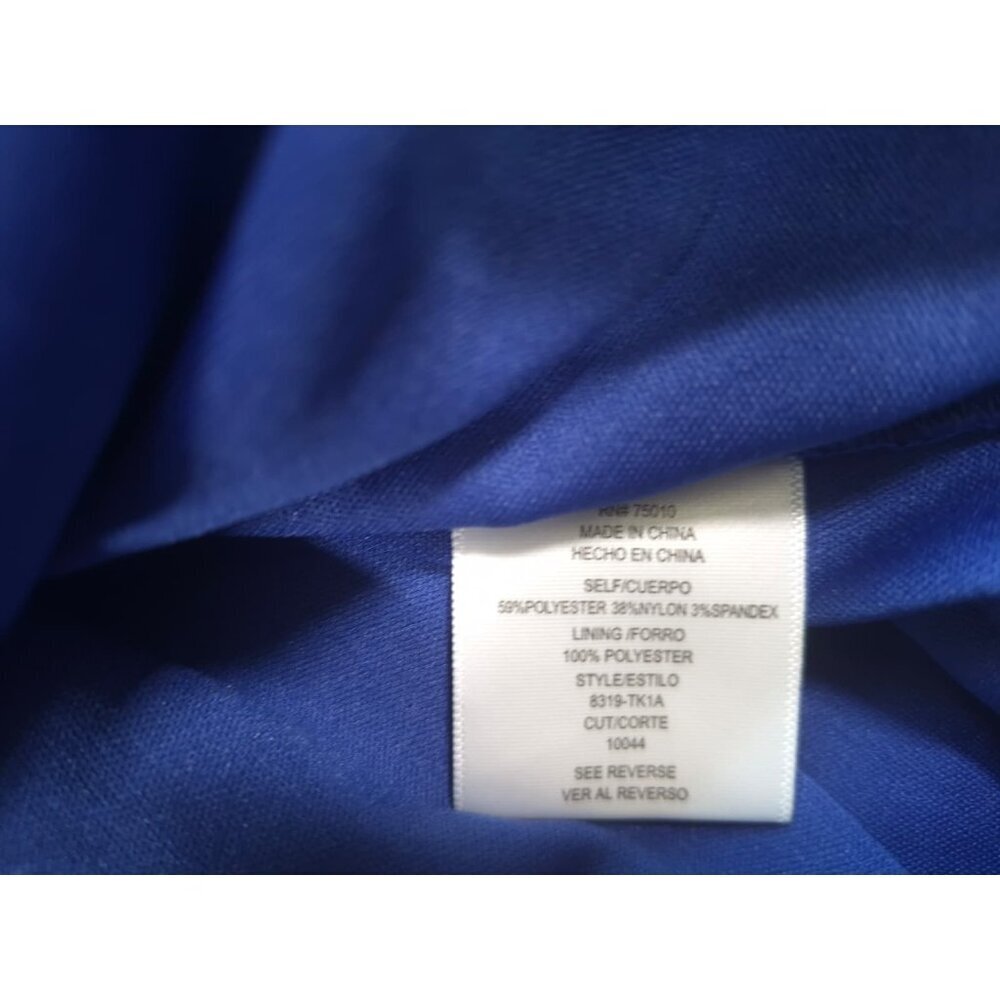 Jade Kristopher Womens Royal Blue Sleeveless Fit Flare Dress Size 3. - Picture 4 of 11